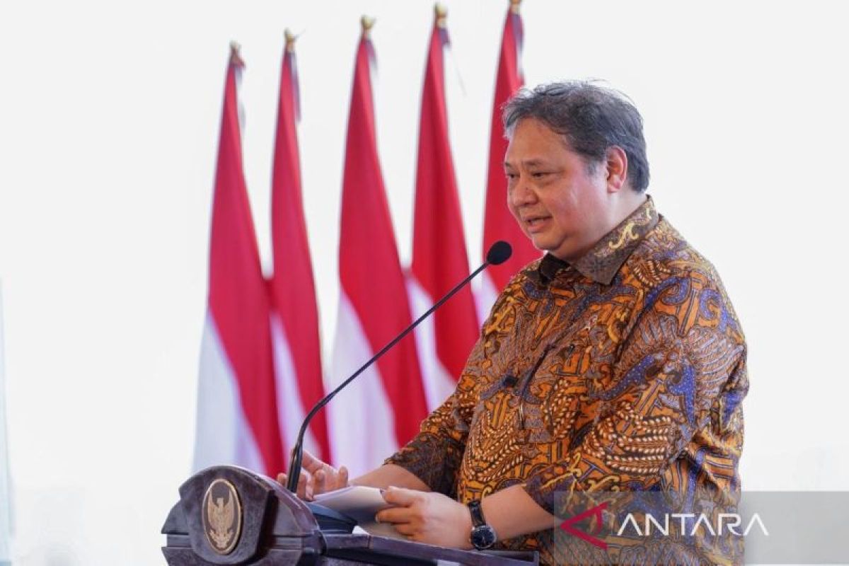 Menko Perekonomian Airlangga meresmikan pengoperasian smelter PT Freeport Indonesia