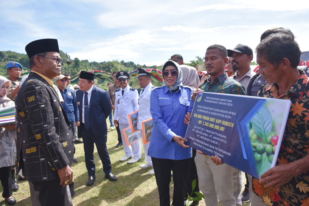 Pemprov Sulteng serahkan bantuan untuk tingkatkan ekonomi warga Buol