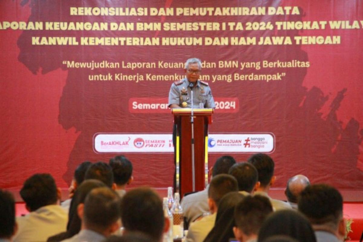 Kemenkumham Jateng gelar "Rekonsiliasi dan Pemutakhiran Data Lapkeu dan BMN"