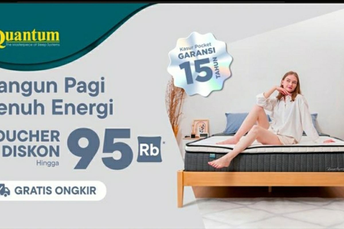 Tips Bangun Pagi Lebih Berenergi dengan Quantum Springbed di Blibli