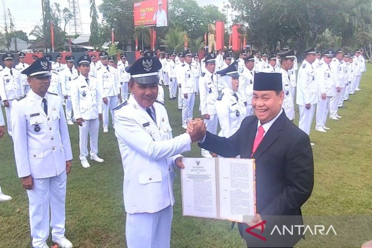 Masa jabatan diperpanjang, 162 kades di Kotim diminta tingkatkan kinerja