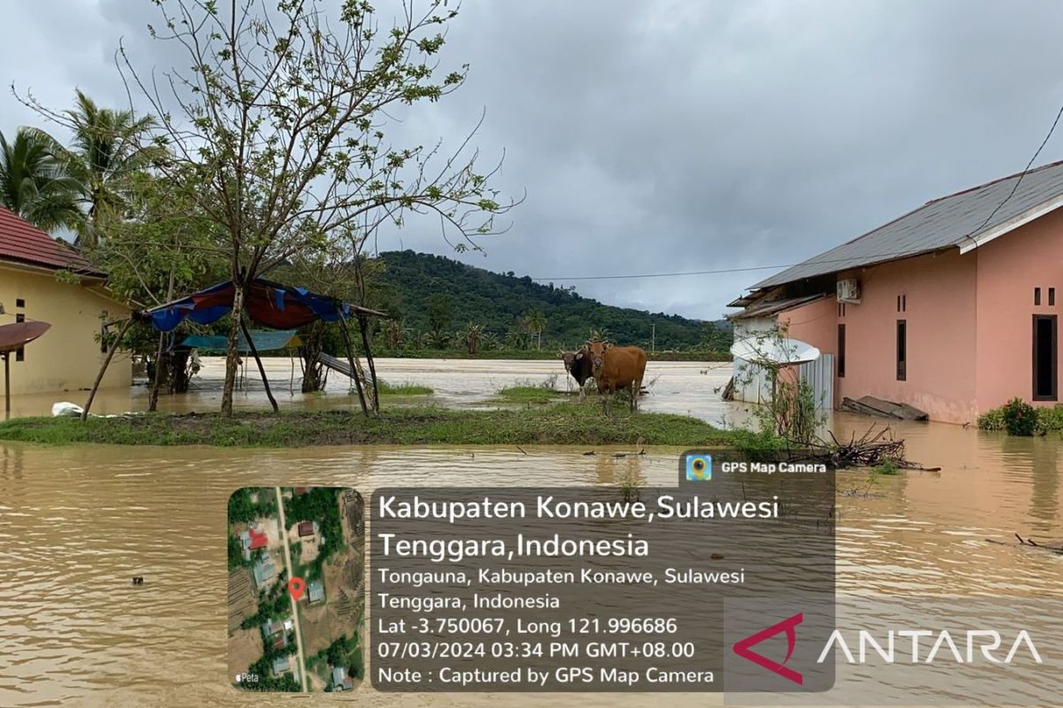 BPBD Konawe siapkan tenda dan perahu lipat bagi warga terdampak banjir