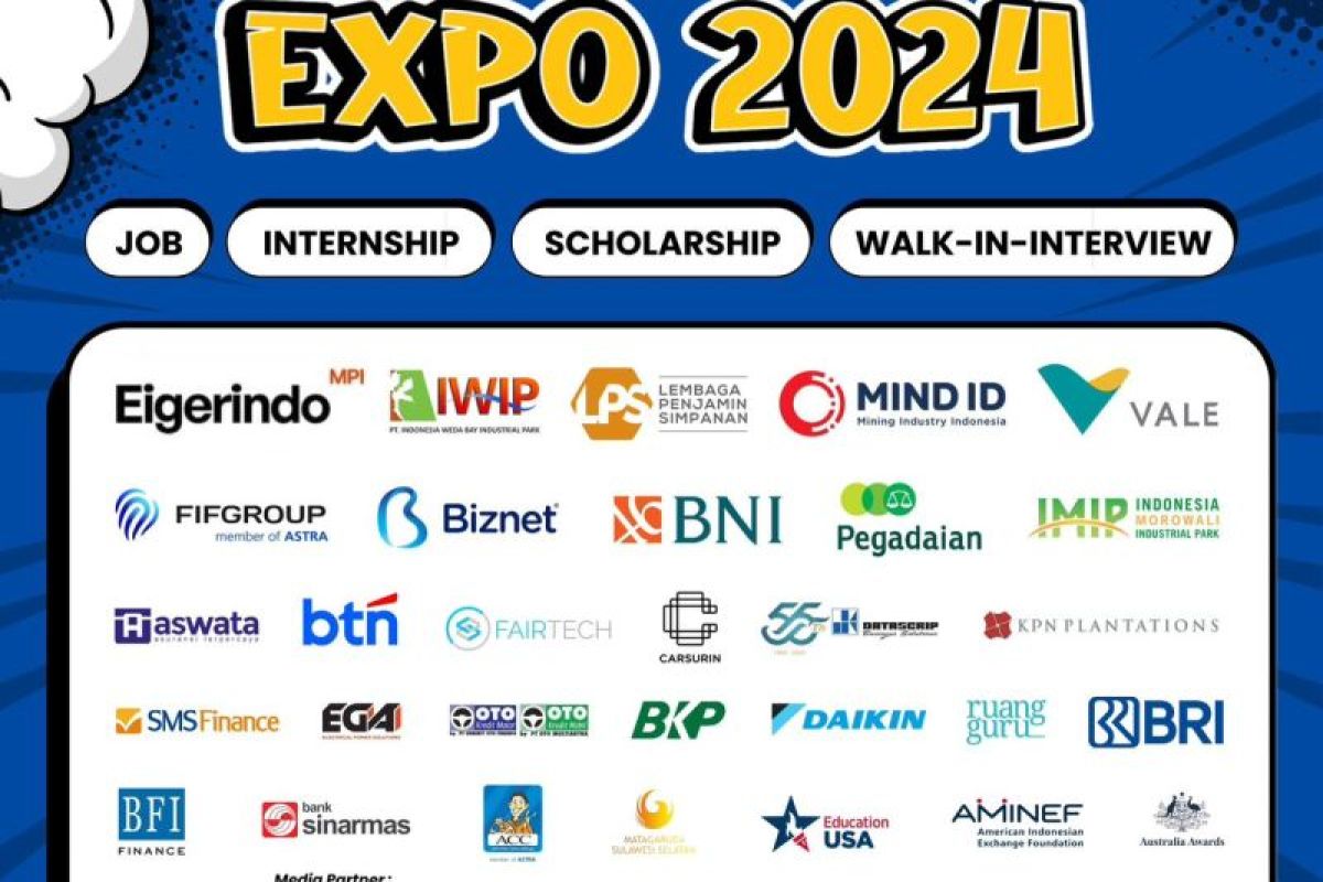 Puluhan perusahaan membuka lowongan kerja di Unhas Career Expo