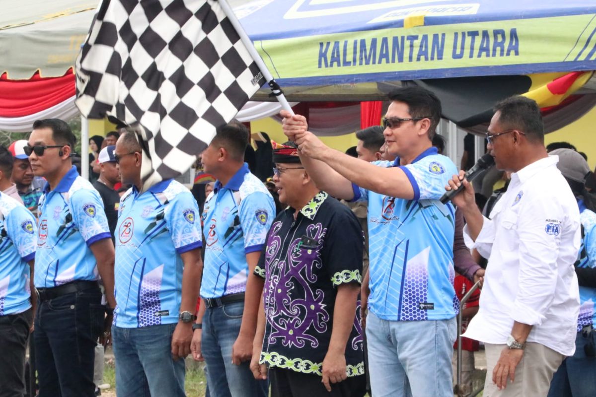 Polda Kaltara Menggelar Kejurnas Roadrace