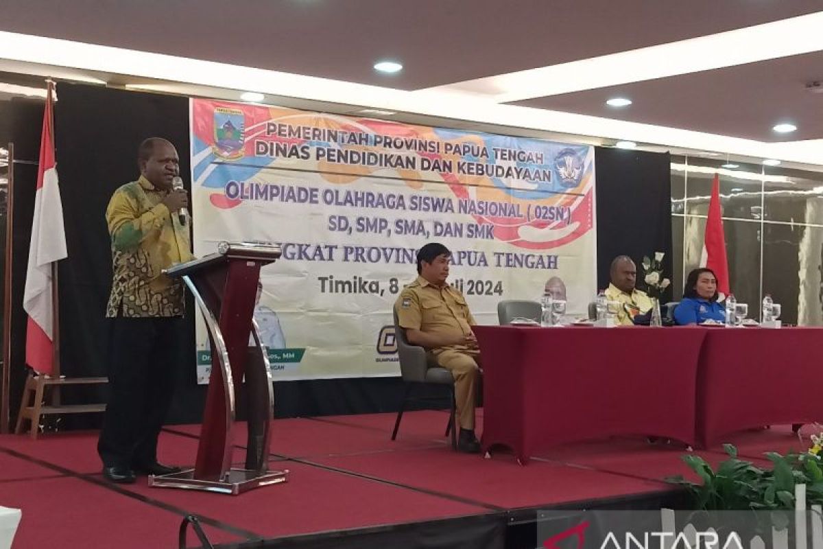 Disdik Papua Tengah sebut 40 siswa ikuti O2SN tingkat provinsi