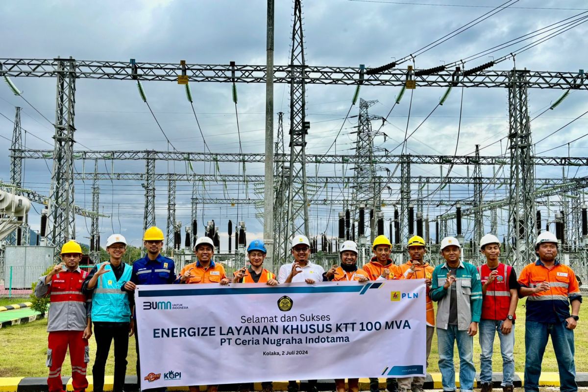 PLN berhasil energize Gardu Induk 150KV Kolaka Smelter dan PT CNI