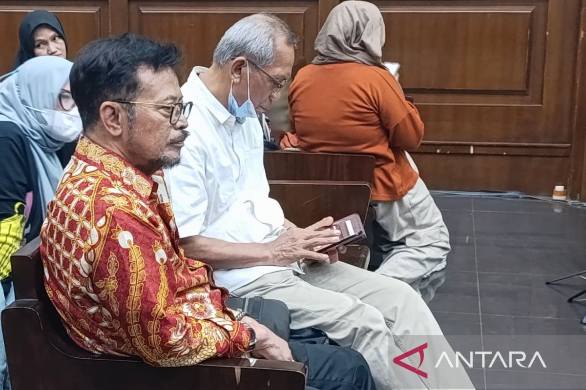 SYL jalani sidang  putusan kasus korupsi Kementan hari ini