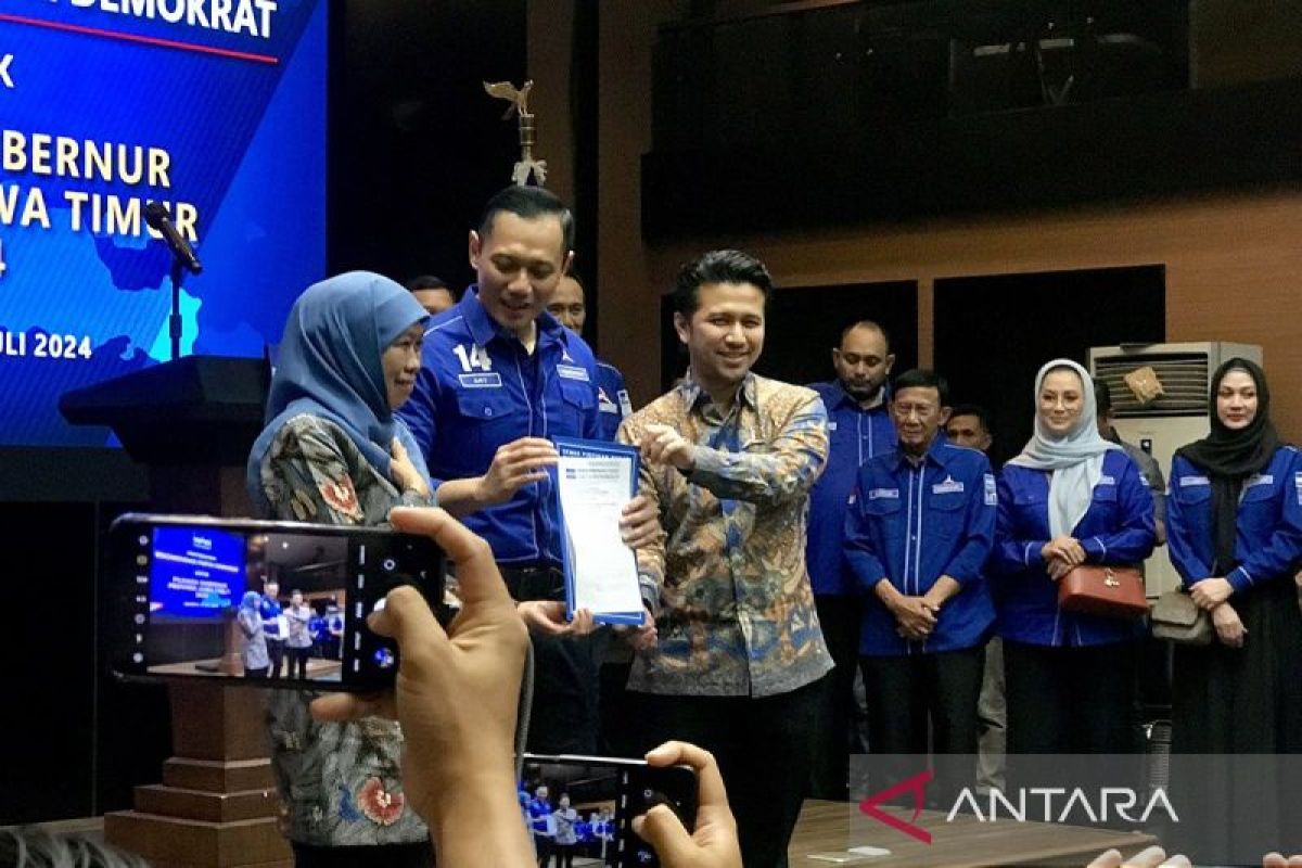 Demokrat tambah daftar partai KIM resmi dukung Khofifah-Emil di Jatim