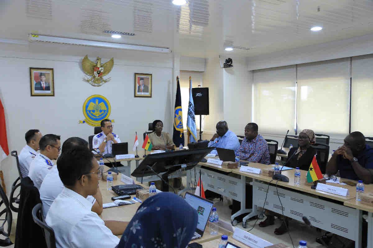 Delegasi maritim Ghana mengunjungi Indonesia perkuat kerja sama