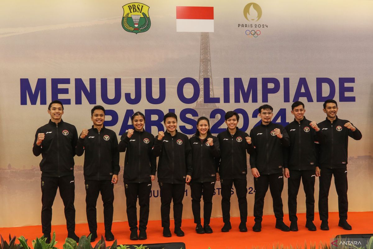 Tim bulu tangkis Indonesia menuju Olimpiade Prancis lebih awal