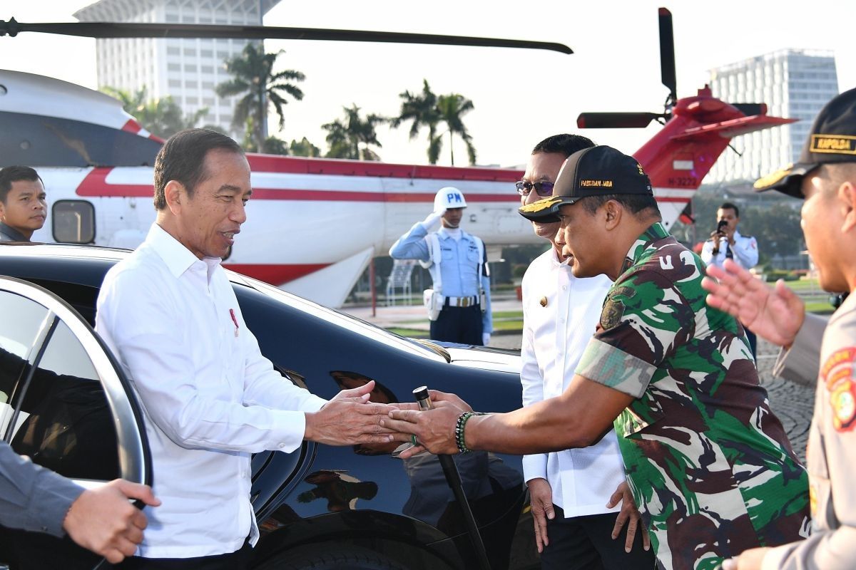 Presiden Jokowi kunjungi Lampung tinjau fasilitas kesehatan dan pendidikan