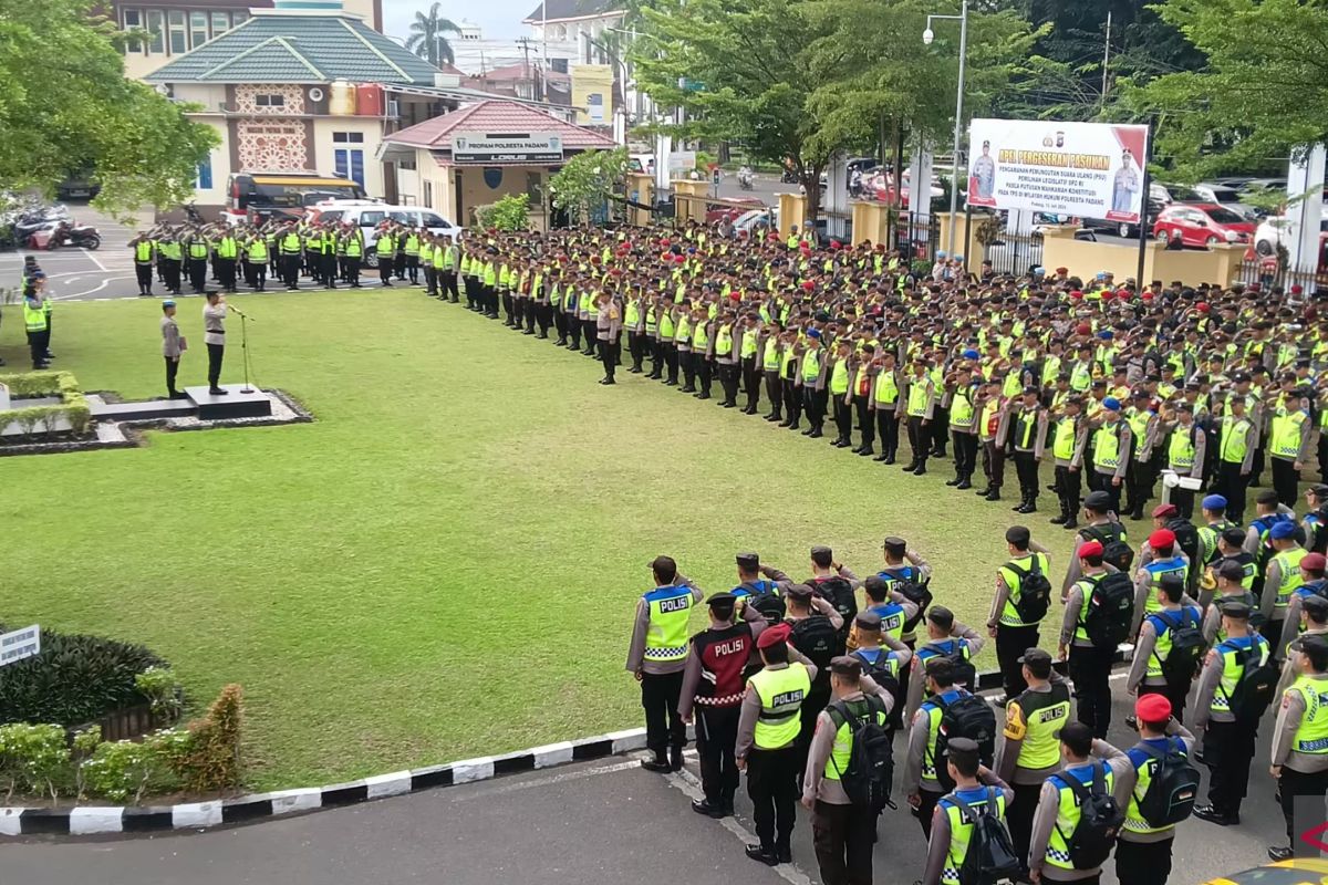 683 personel Polresta Padang dikerahkan kawal PSU DPD RI