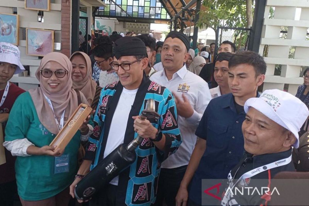 Sandiaga apresiasi knalpot "zero" desibel buatan Purbalingga