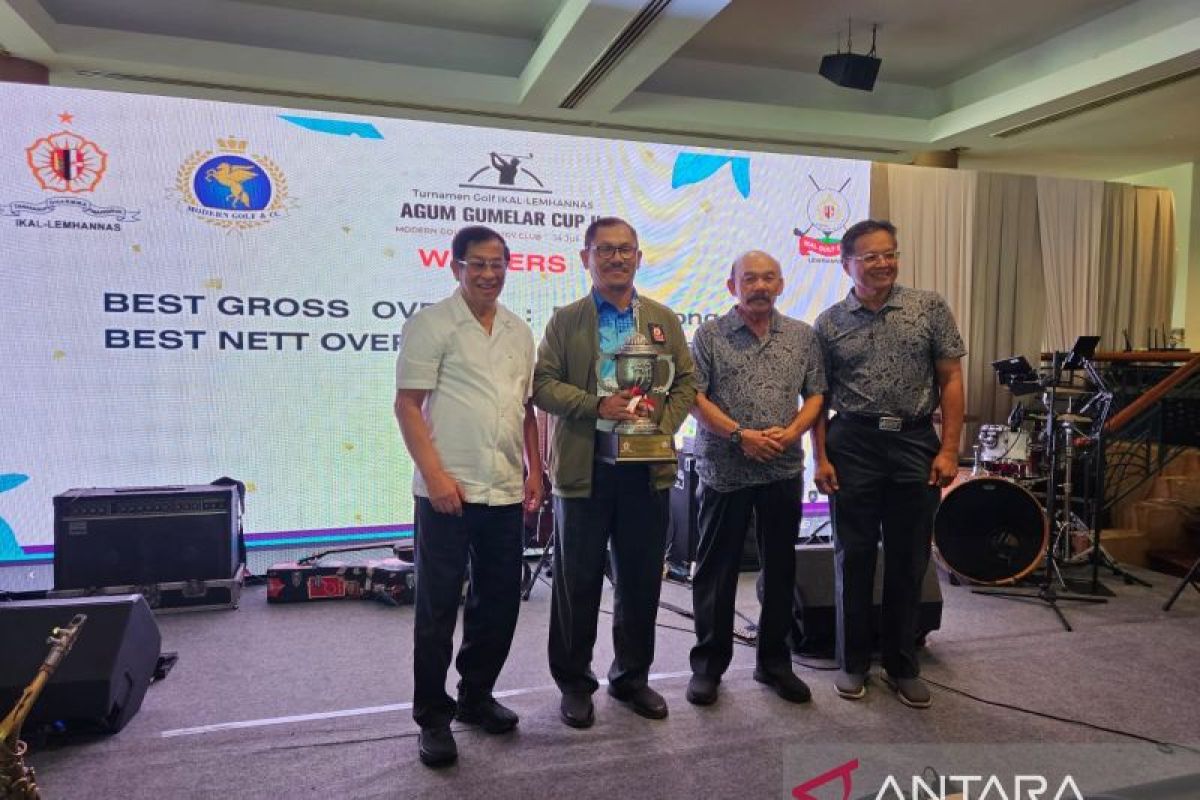 Ratusan peserta ambil bagian di turnamen golf Agum Gumelar Cup II