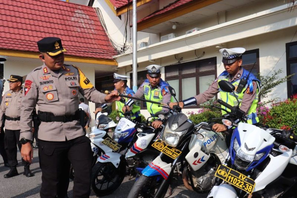 Polres Pelalawan siap laksanakan Operasi Patuh Lancang Kuning 2024