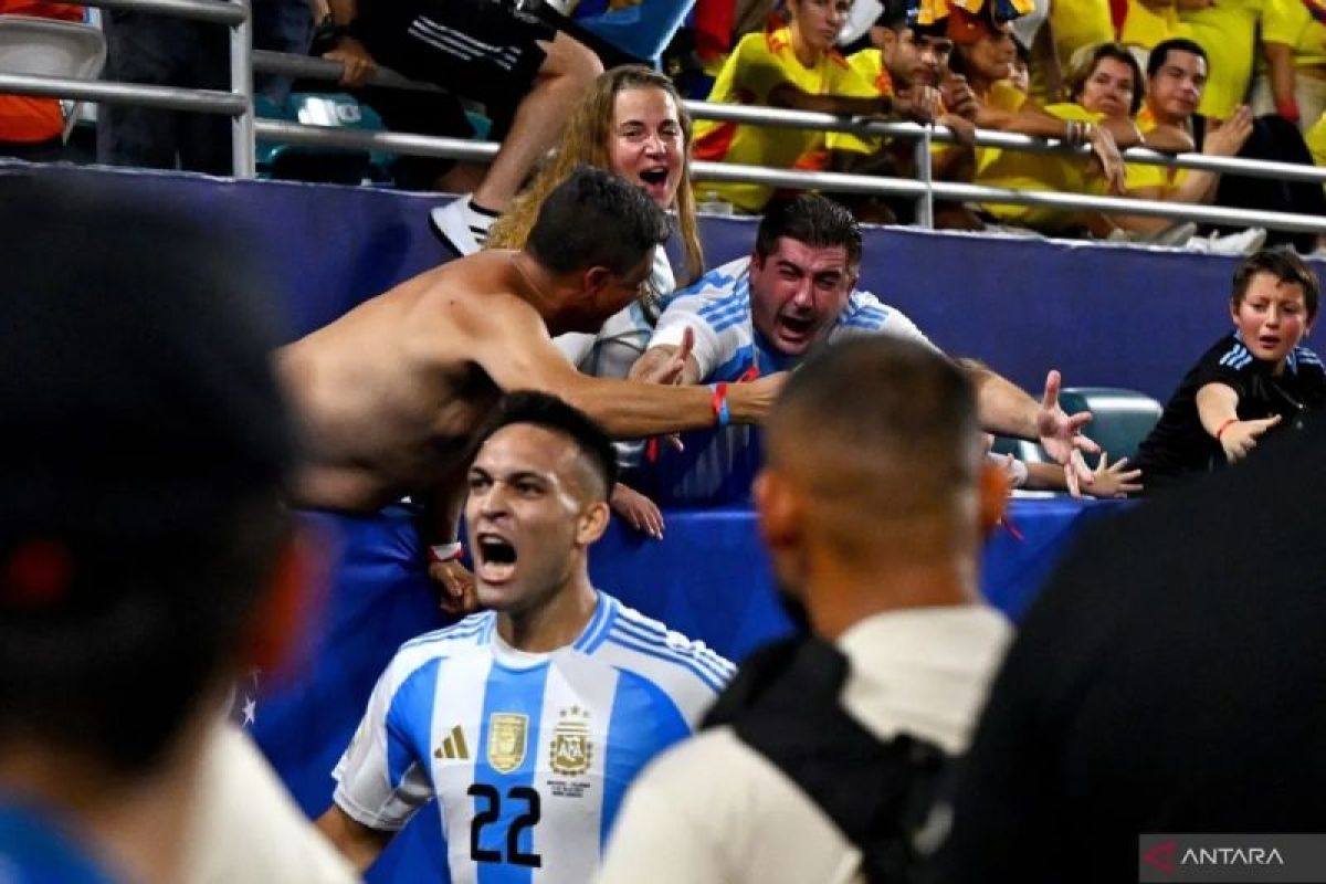 Argentina juara Copa America, kalahkan Kolombia 1-0 pada tambahan waktu