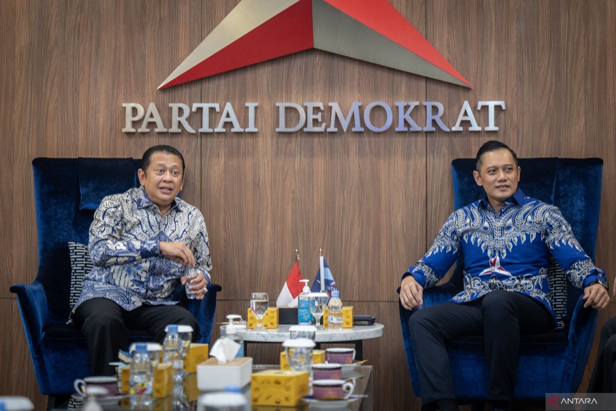 Bamsoet dan AHY diskusi  bahas evaluasi pilpres dan pileg