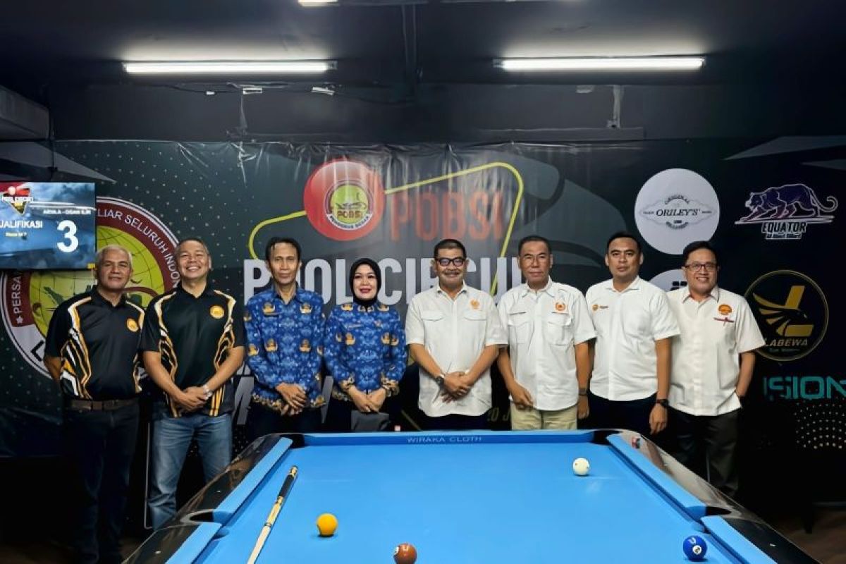 29 pebiliar nasional ikut Turnamen Biliard Pool Circuit Nasional Seri 3 Lampung