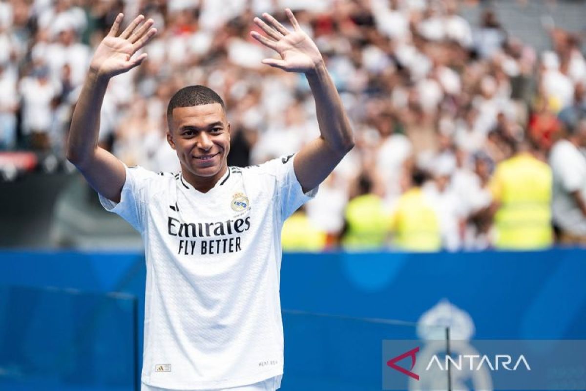 Pelatih Real Madrid tak khawatirkan Mbappe masih mandul di Liga Spanyol