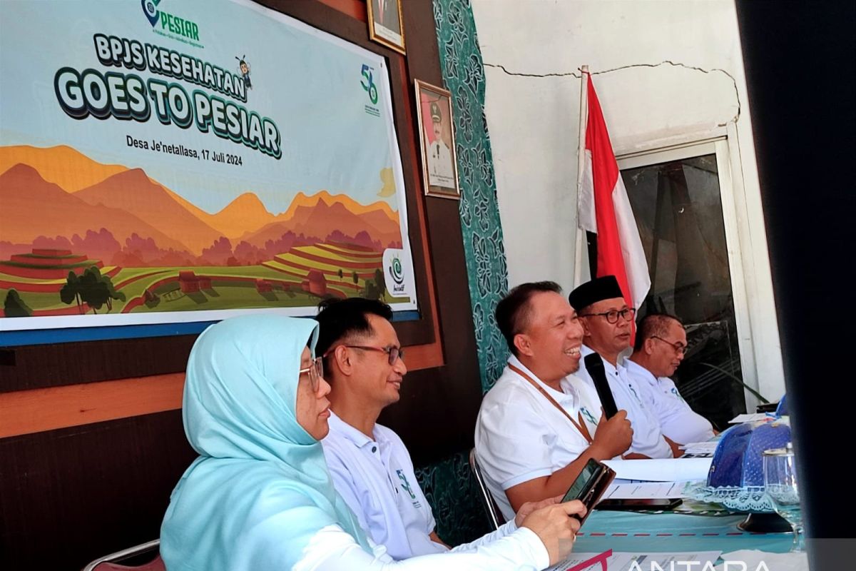 BPJS Kesehatan meluncurkan program Pesiar tiga desa di Gowa