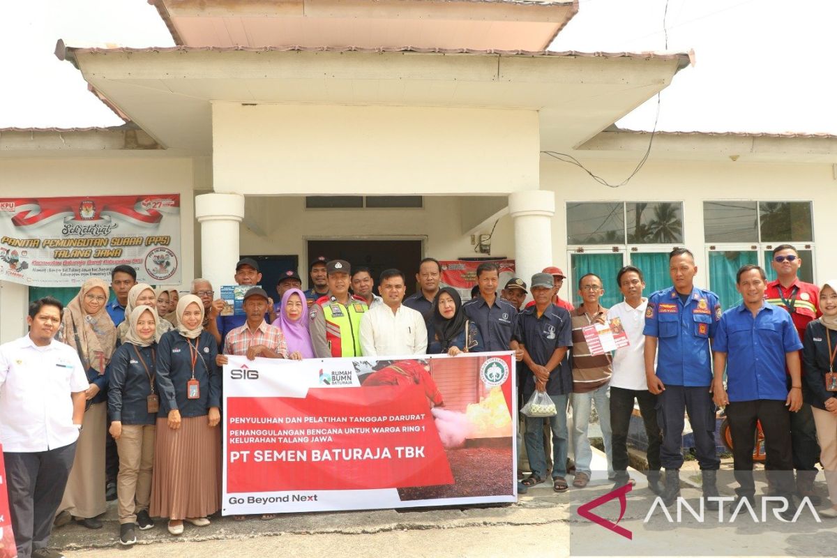 Semen Baturaja beri pelatihan  tanggap darurat bencana untuk warga