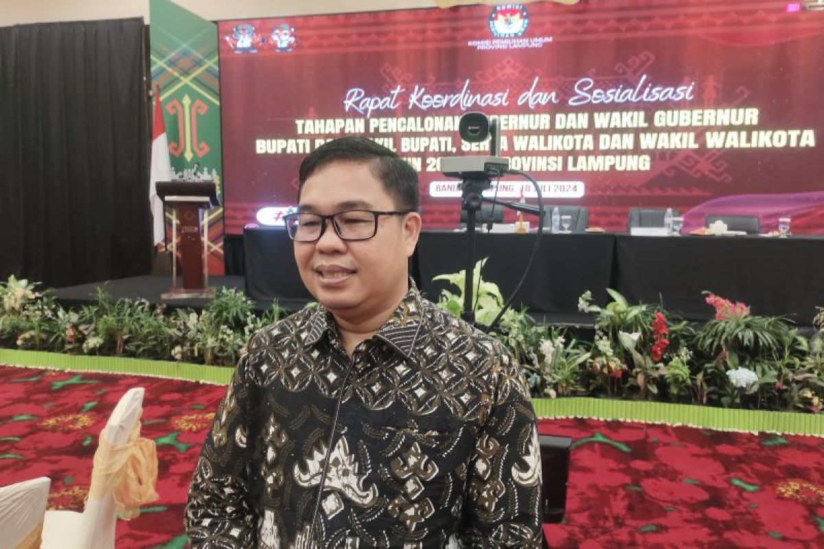 KPU Lampung sebut parpol usulkan dua calon akan diklarifikasi tingkat pusat