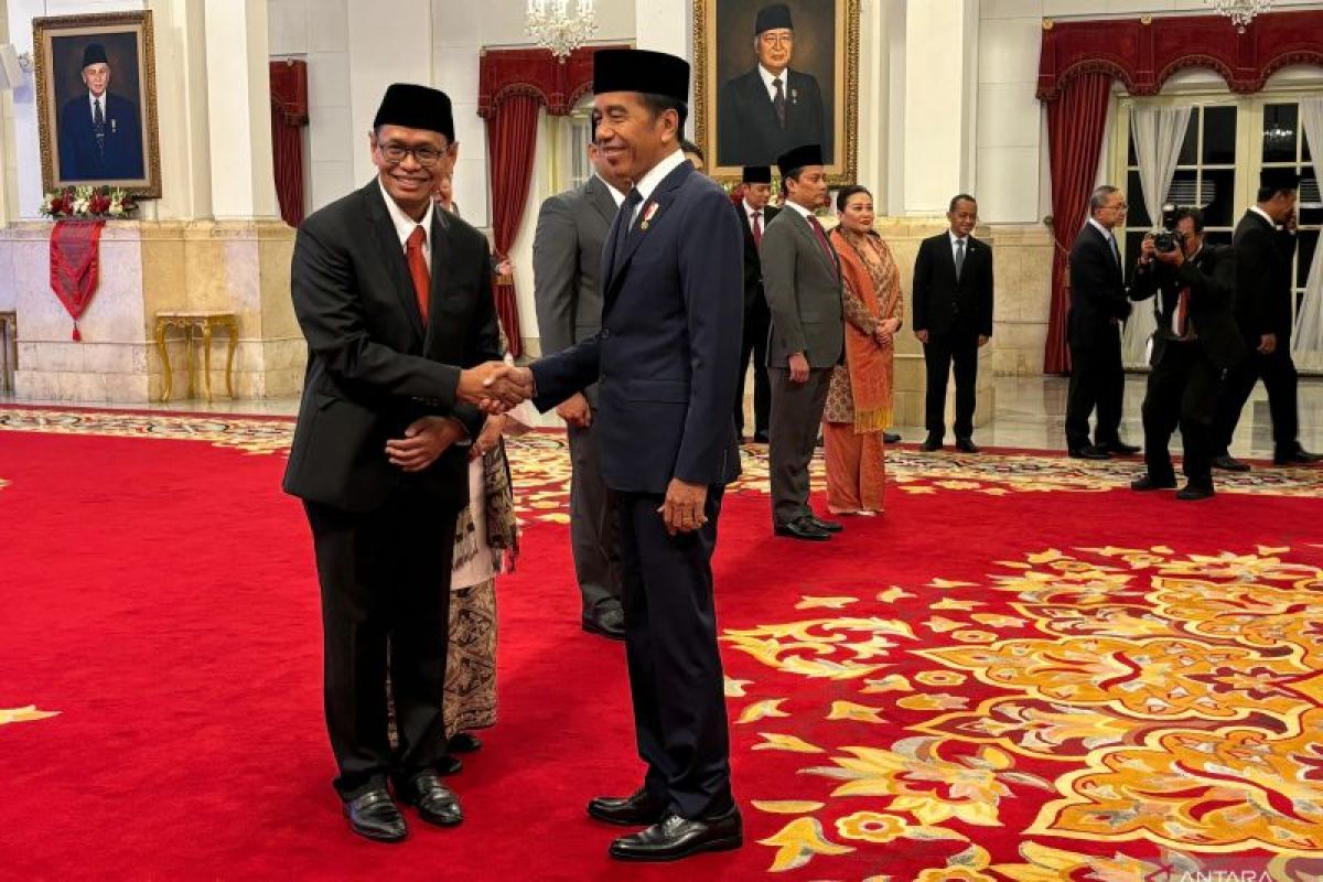 Presiden Jokowi melantik Yuliot jadi Wakil Menteri Investasi