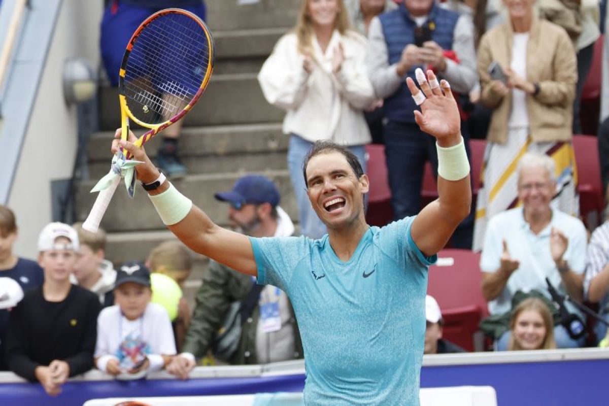 Nadal melaju ke perempat final Bastad