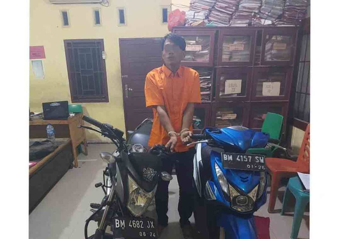 Dua sepeda motor mahasiswa di Tambang Kampar hilang, ini pencurinya