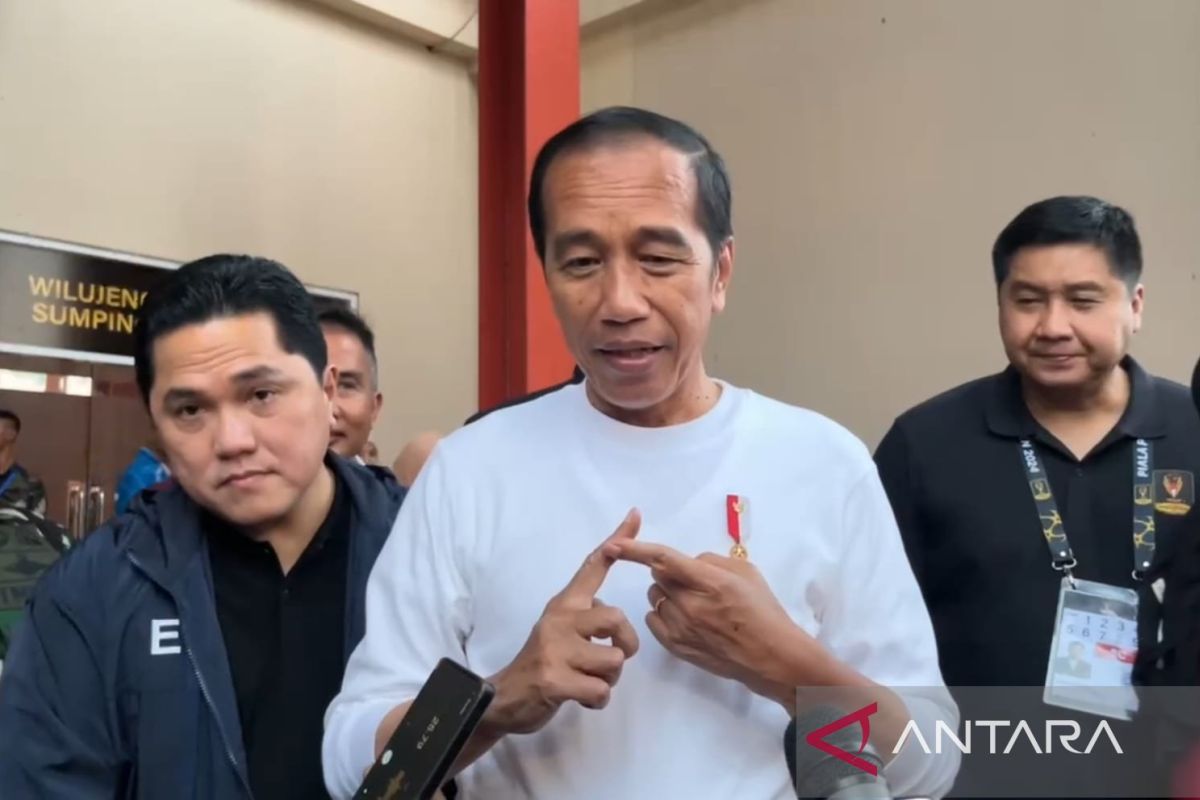 Presiden Jokowi enggan tanggapi revisi UU TNI-Polri