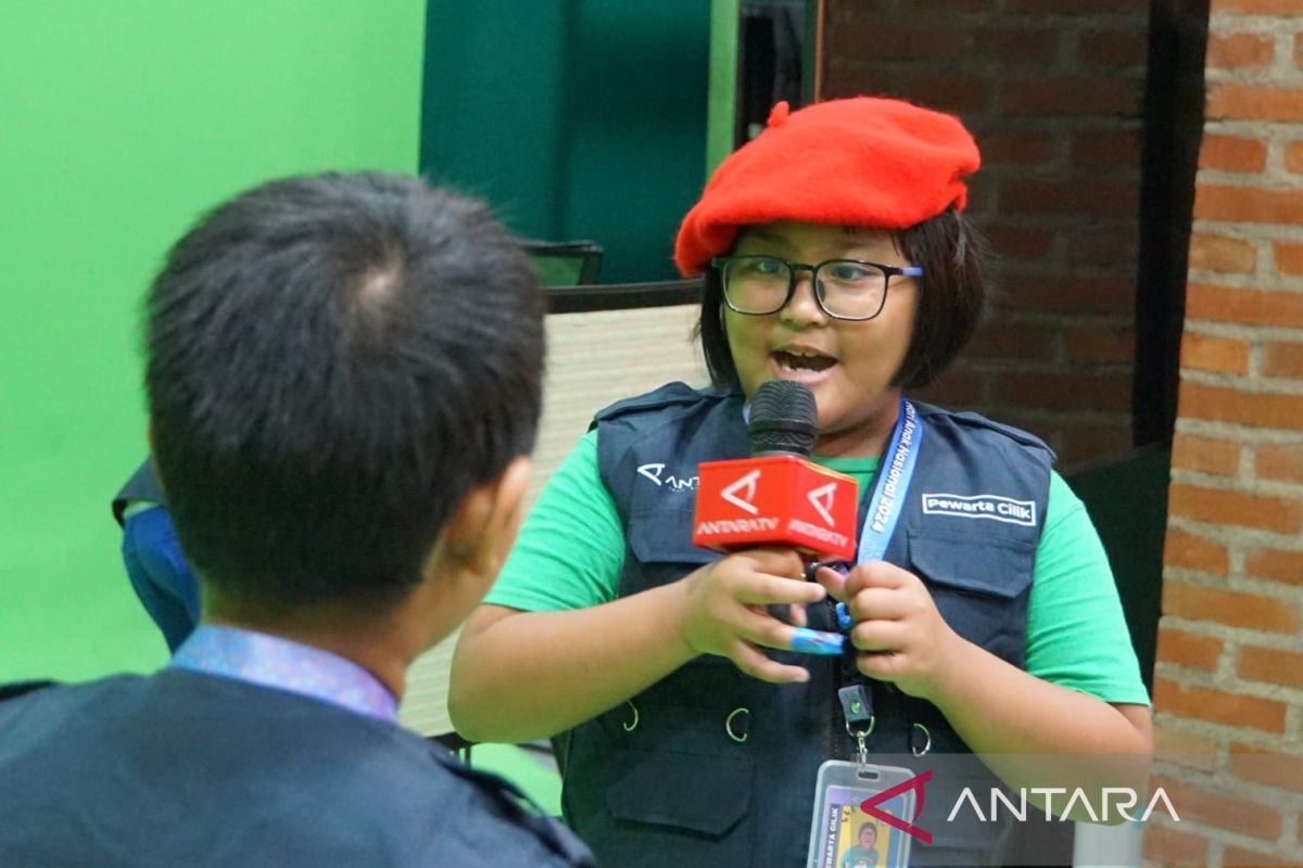 Pewarta cilik ambil alih  ANTARA terkait Hari Anak Nasional