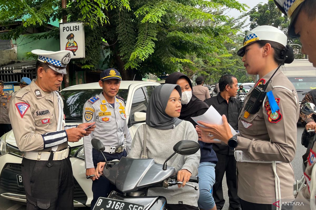 Polres Jaksel tindak sebanyak 1.128 kendaraan lewat tilang elektronik