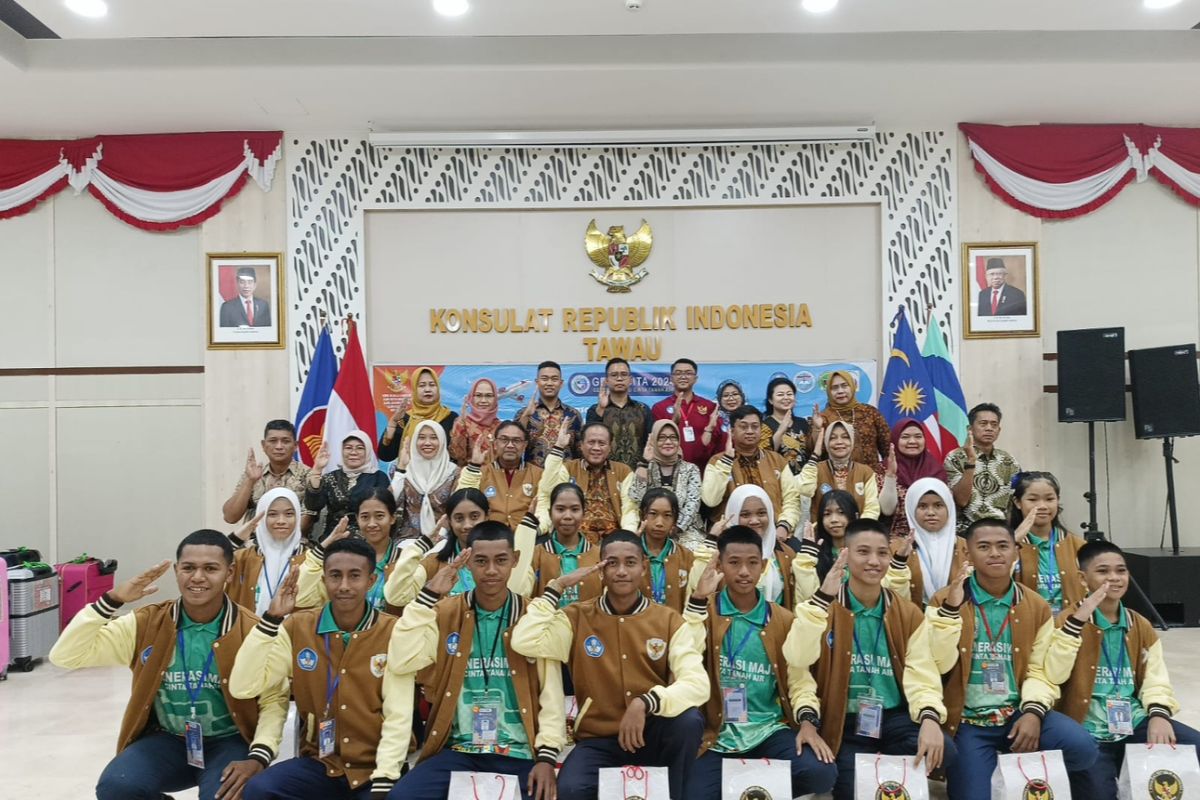 Konsul RI Tawau lepas 17 anak pekerja migran lanjutkan sekolah ke Kaltara