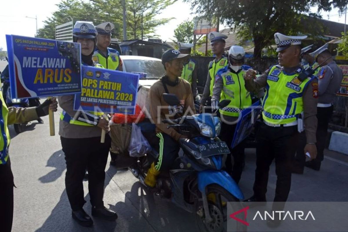 Polda Sulsel tindak 9.482 pelanggar lalu lintas saat Operasi Patuh