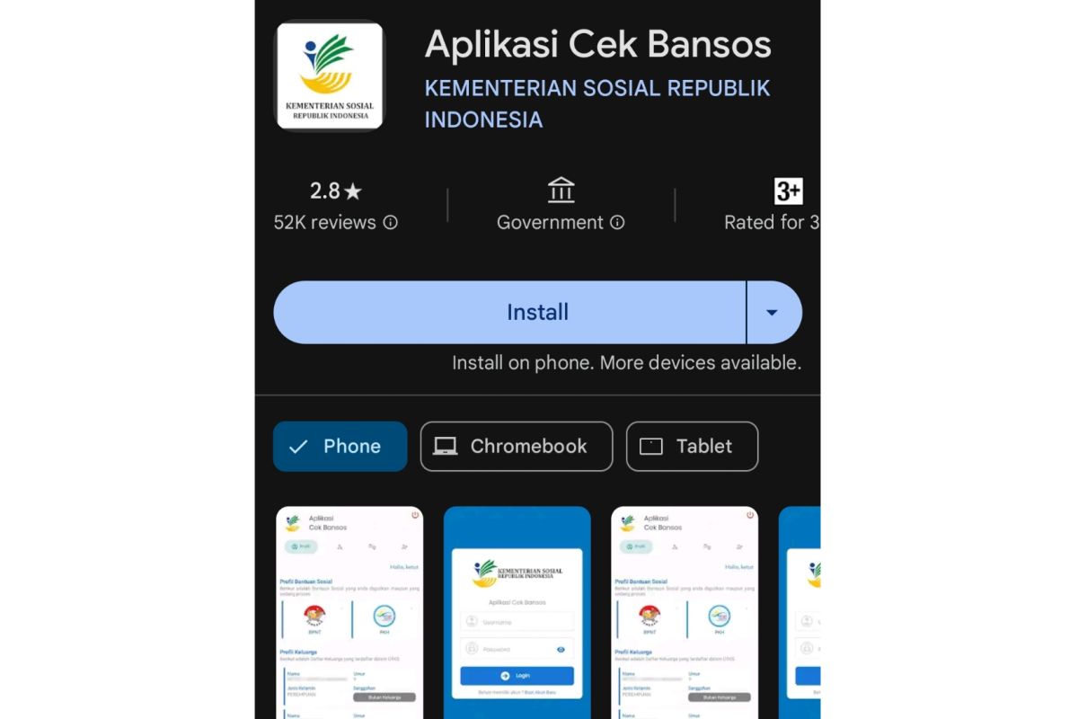 Begini cara cek Bansos Kemensos 2024 via situs dan aplikasi