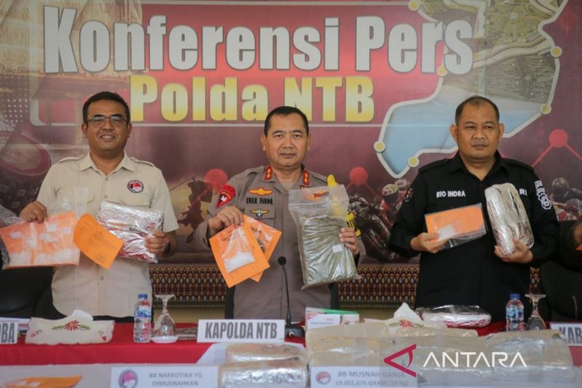 Polda NTB tetapkan 42 tersangka dari 30 kasus peredaran narkotika di 2024