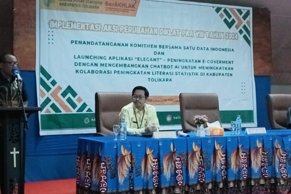 Pemkab Tolikara luncurkan aplikasi Elegant Satu Data Indonesia