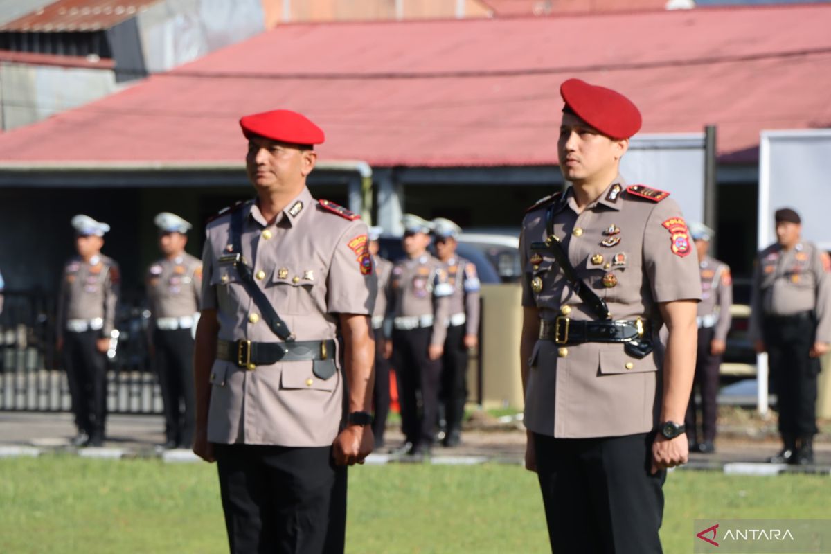 Kapolres Padang Panjang pimpin Sertijab Kasat Reskrim