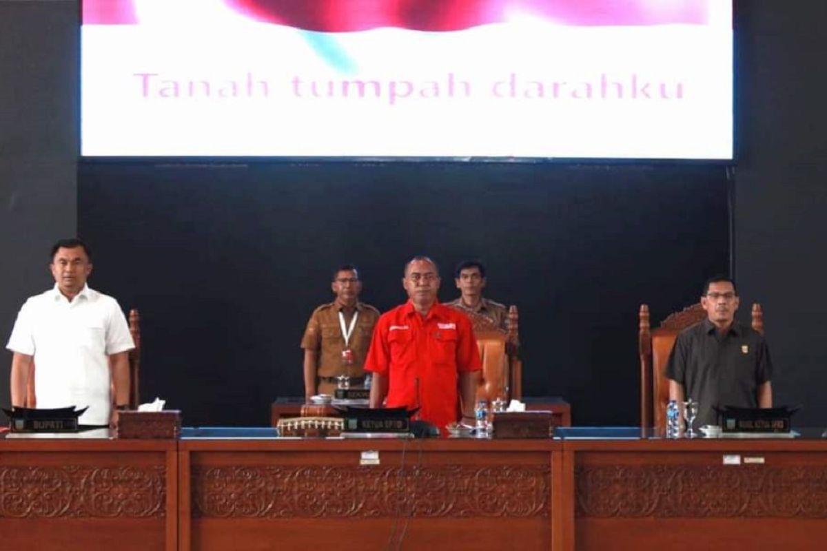 Bupati Dharmasraya sampaikan nota penjelasan ranperda pertanggungjawaban APBD 2023