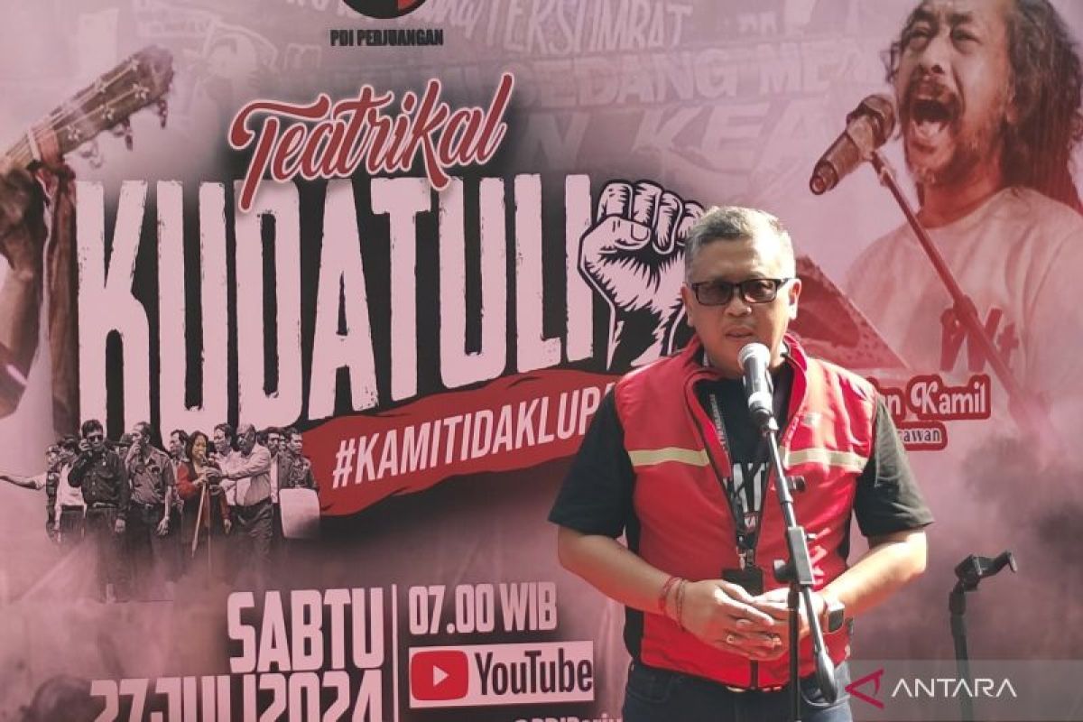 Hasto ajak kader PDIP gelorakan semangat merdeka saat peringatan Kudatuli