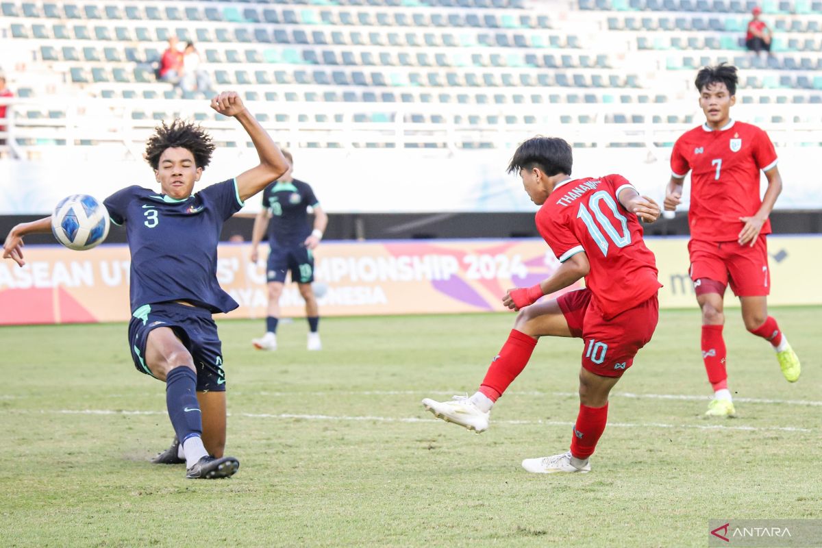 Piala AFF U-19 - Thailand melaju ke final setelah kalahkan Australia 1-0