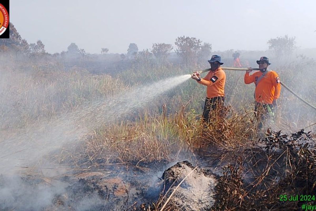 Tim gabungan padamkan karhutla seluas 20 hektare di Kampar