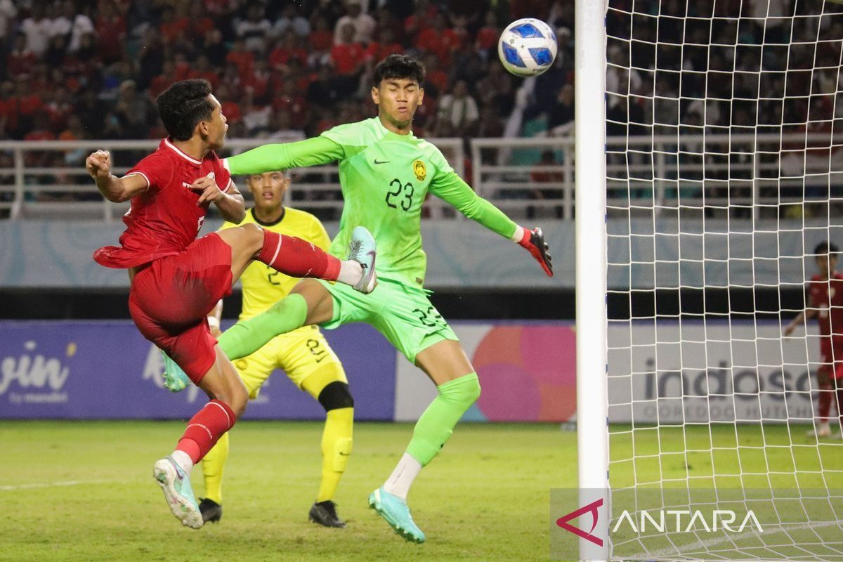 Indonesia unggul 1-0 atas Malaysia