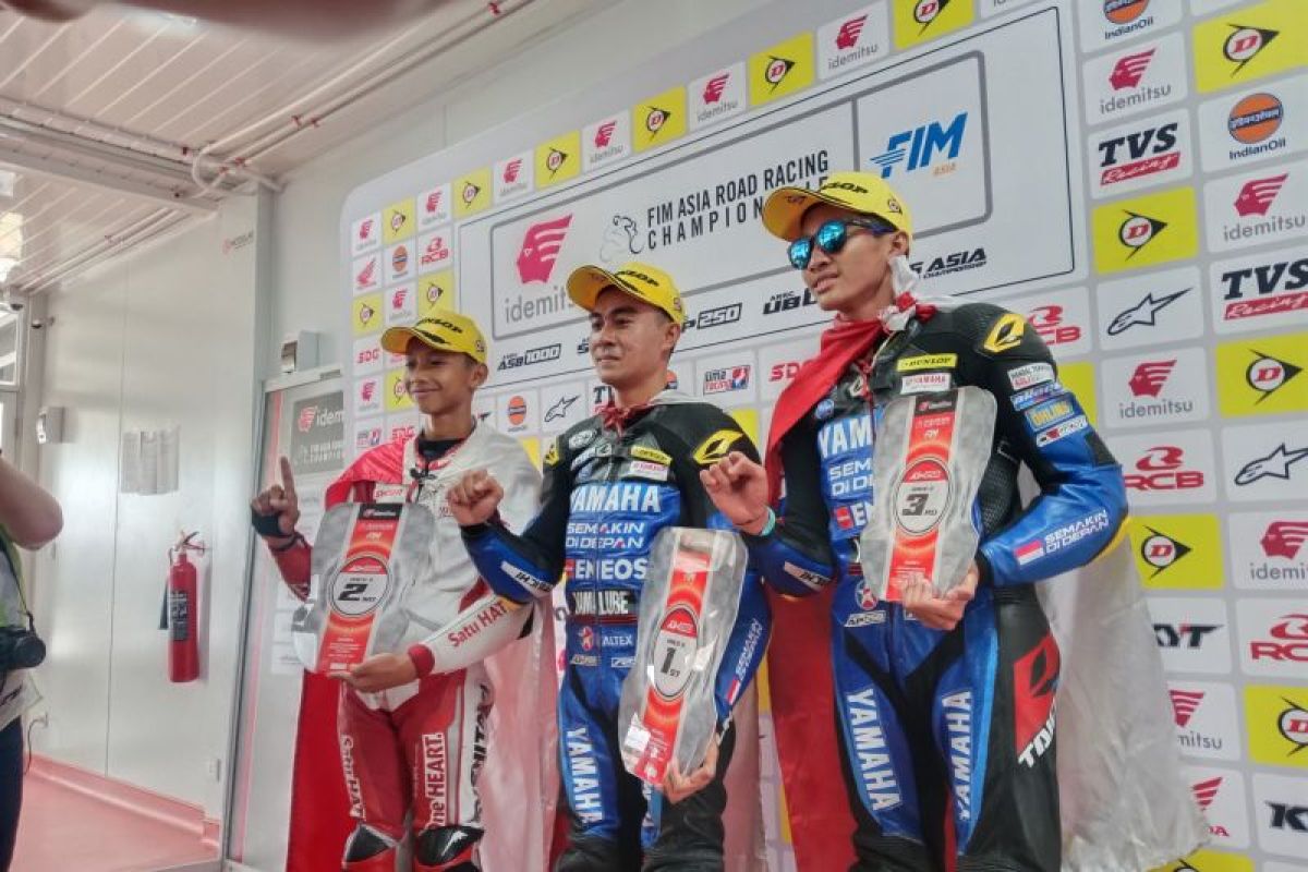 Pembalap NTB Arai raih podium tiga race kedua ARRC Sirkuit Mandalika 2024