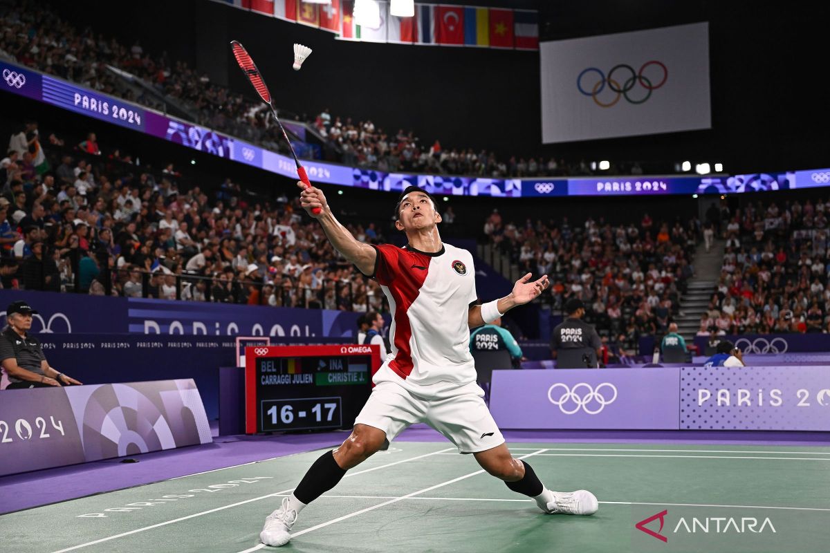 Jonatan Christie tak lolos ke 16 besar Olimpiade Paris 2024