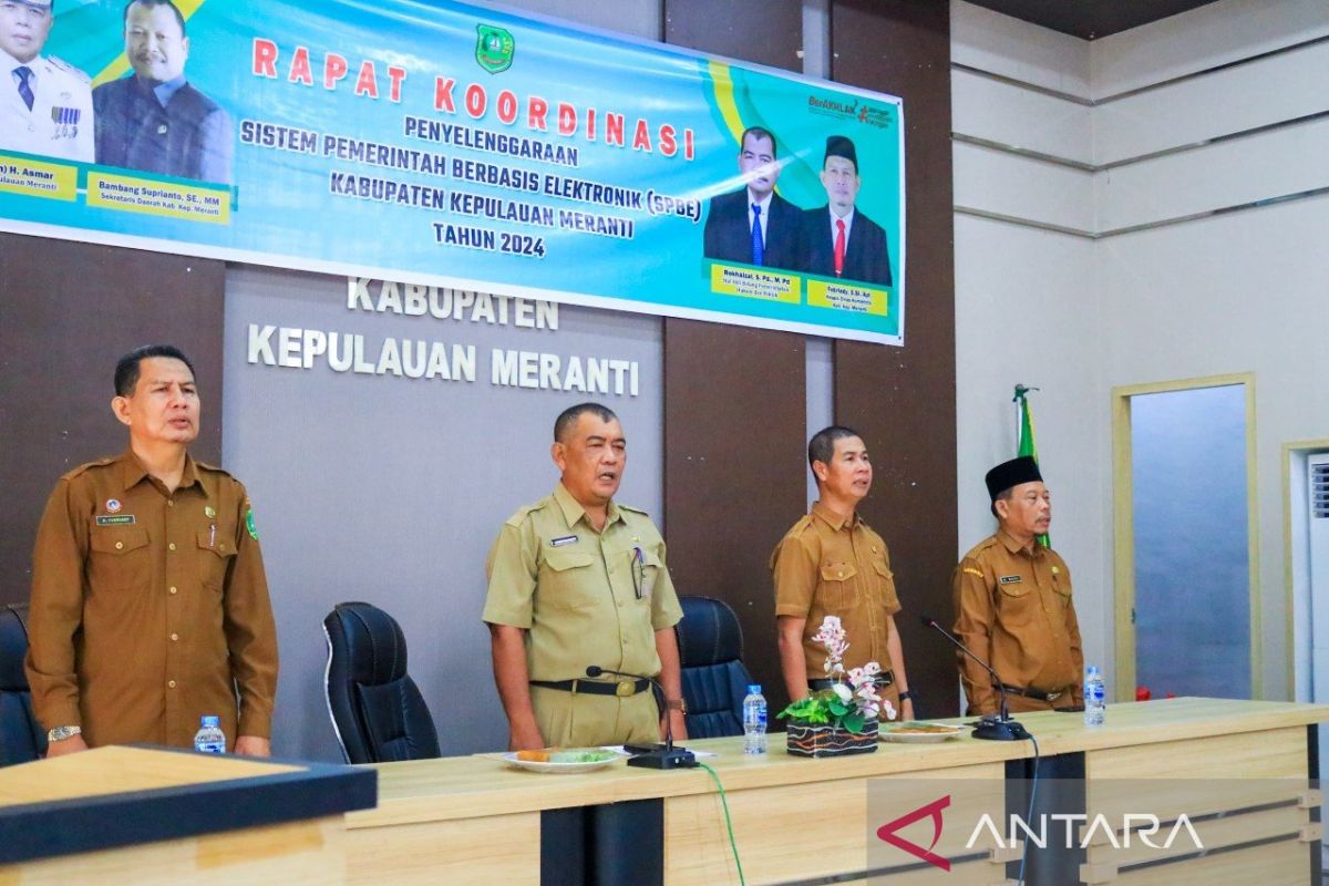 Optimalisasi penyelenggaraan SPBE, Meranti berada di peringkat enam se-Riau