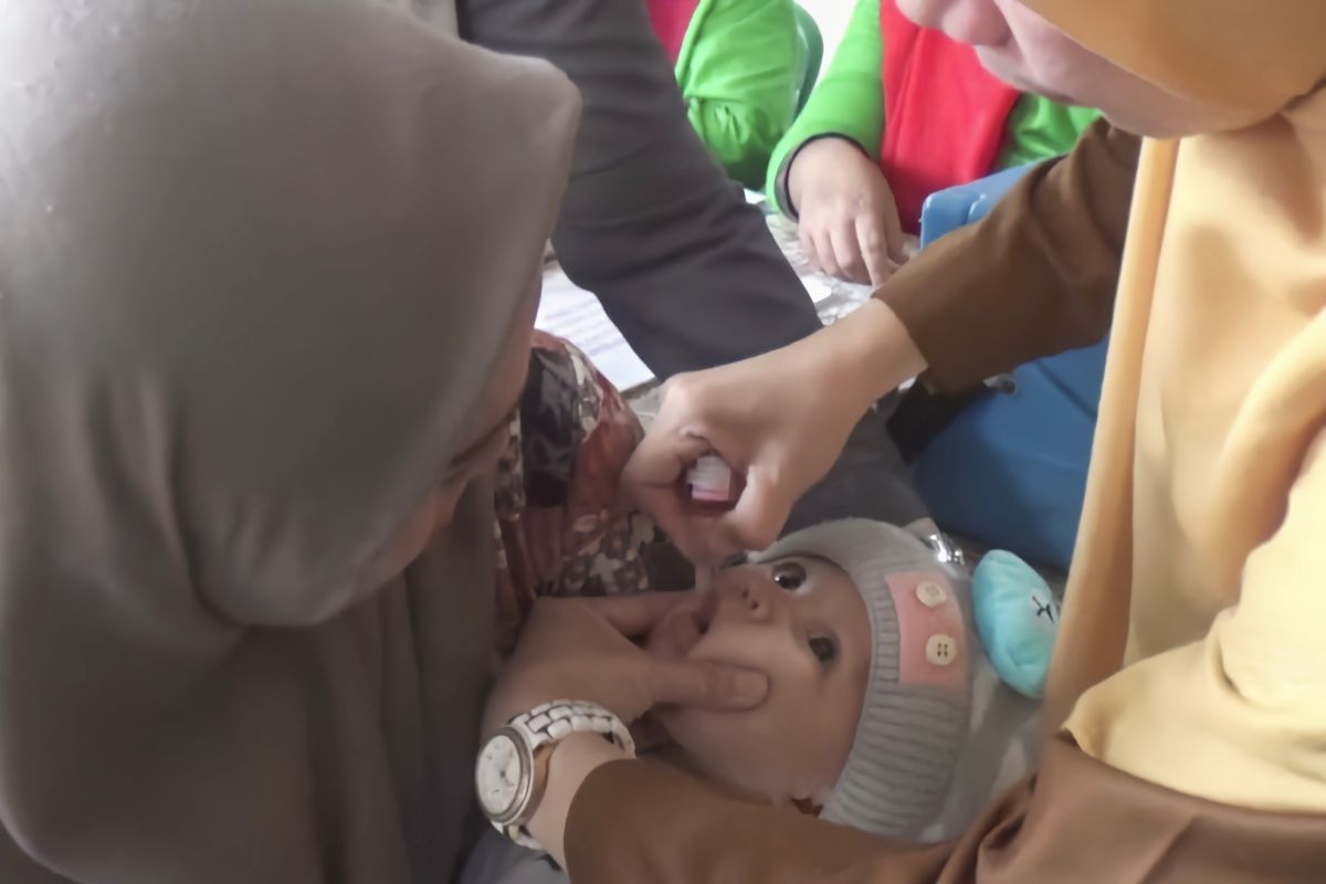 Capaian imunisasi polio di Bandarlampung 67 persen