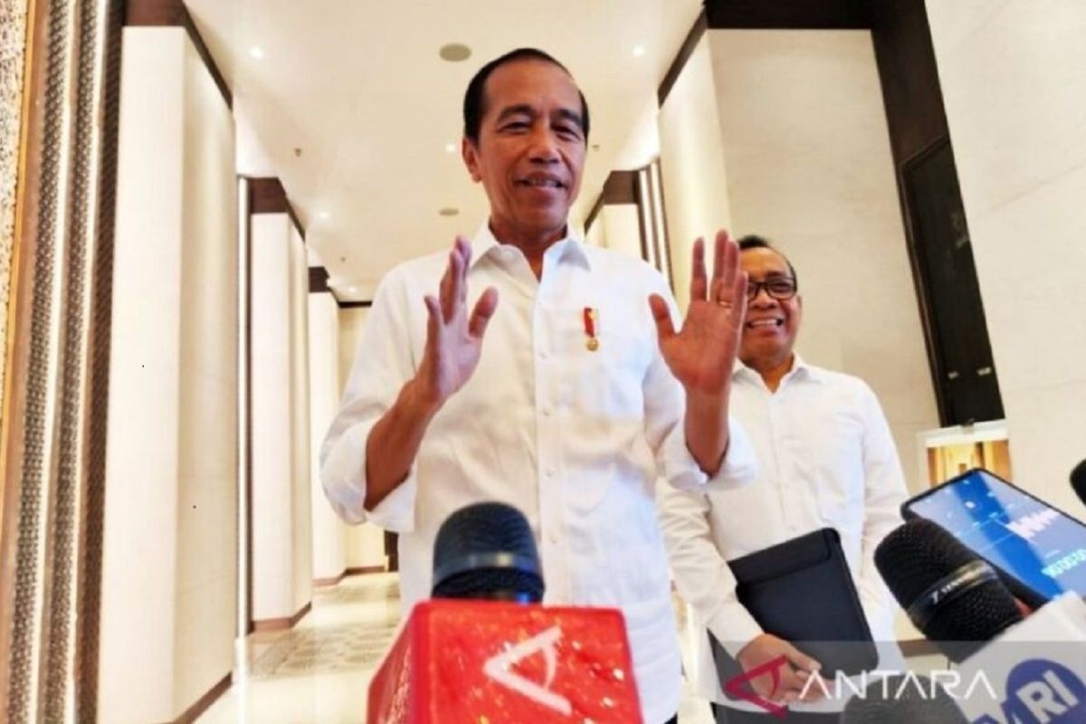 Presiden Jokowi sebut masih ada tahap "finishing" jelang Upacara di IKN