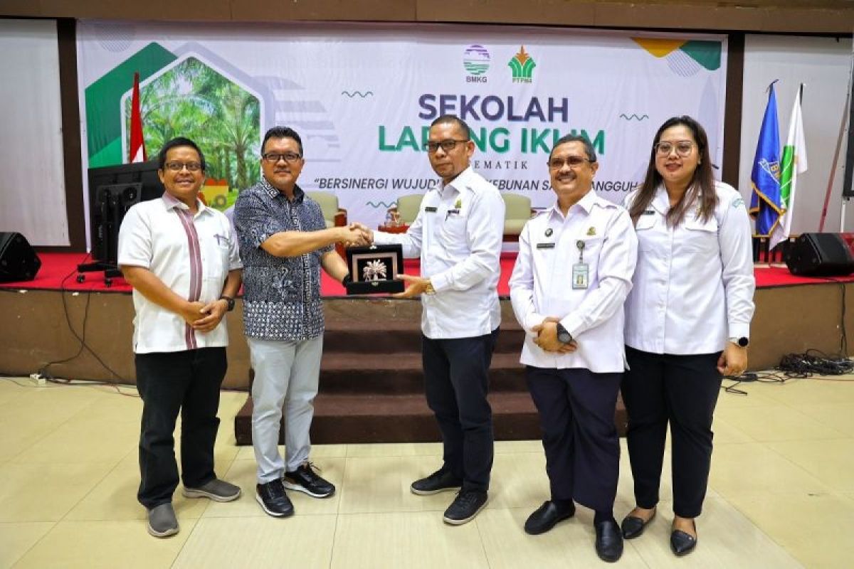 Perkuat kemandirian pangan, BMKG-PTPN IV Regional III gandeng petani literasi iklim