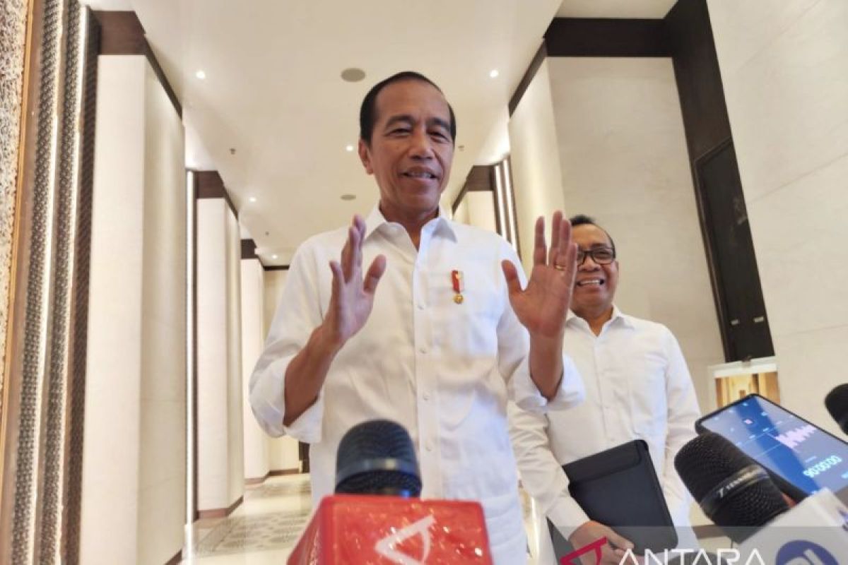 Presiden Jokowi sebut pembangunan kompleks Istana IKN berjalan baik